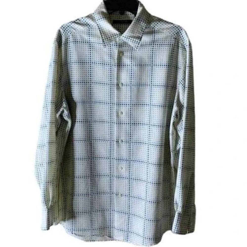 Metro Concepts Dress Shirt Mens Size Medium Long Sleeves Top